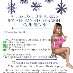 Diamond Euphoria’s Private Ranch Overnight Experience ✨ Exclusive Cuddle