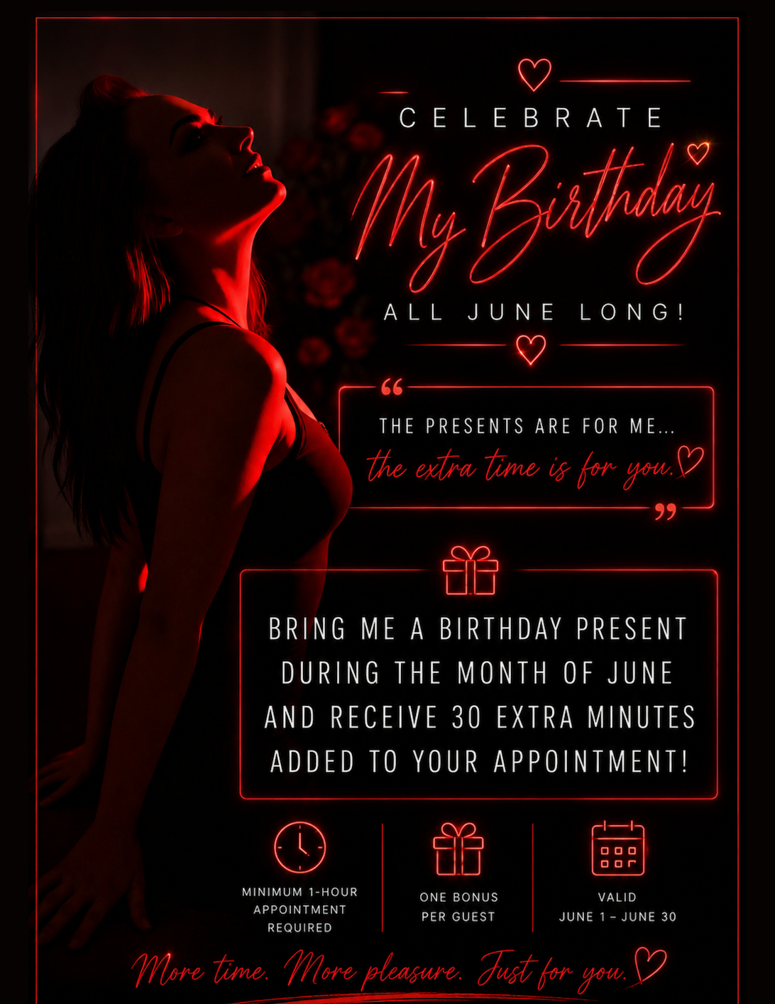 Celebrate my birthday all month long