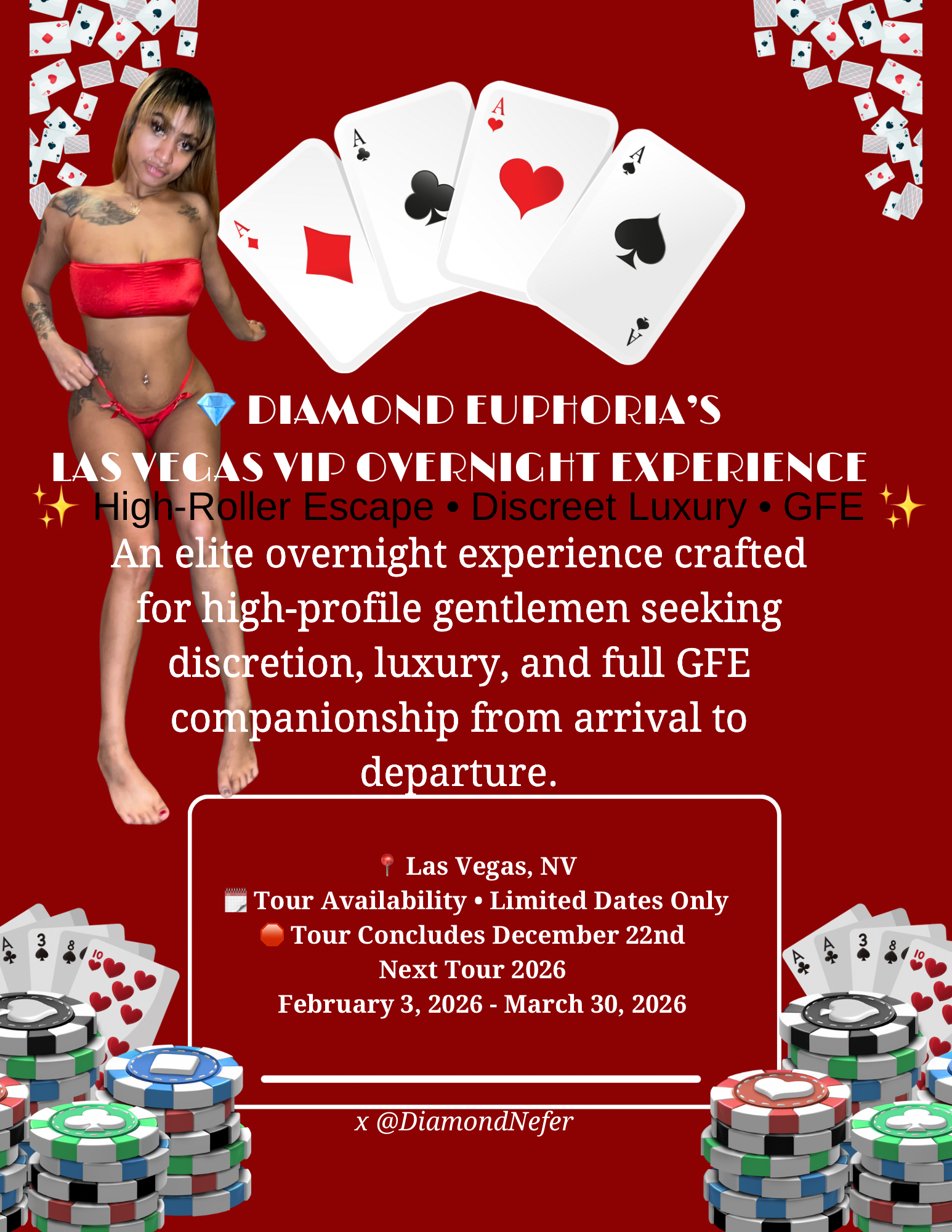 Diamond Euphoria’s Private Las Vegas VIP Overnight Tour 💎