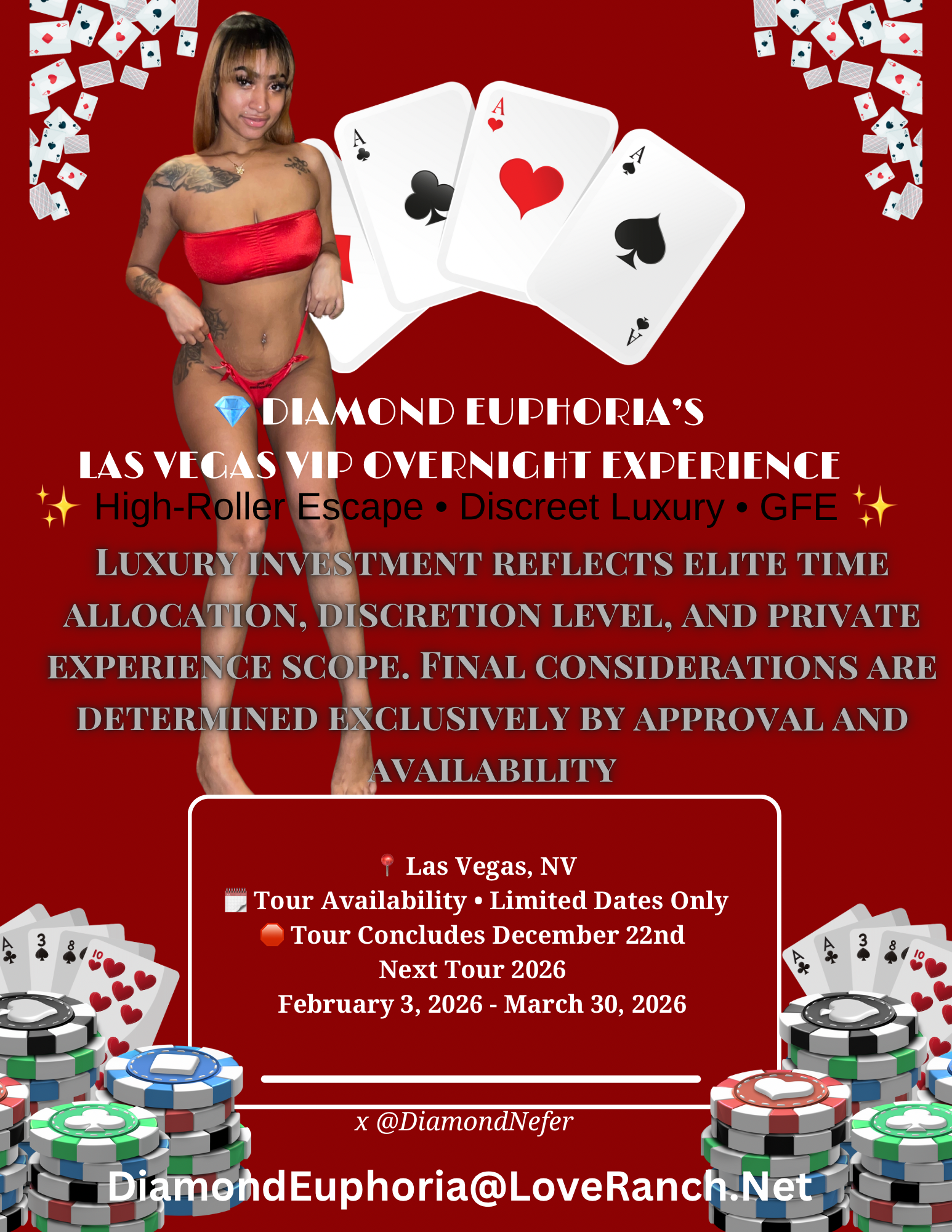 Diamond Euphoria’s Private Las Vegas VIP Overnight Tour 💎
