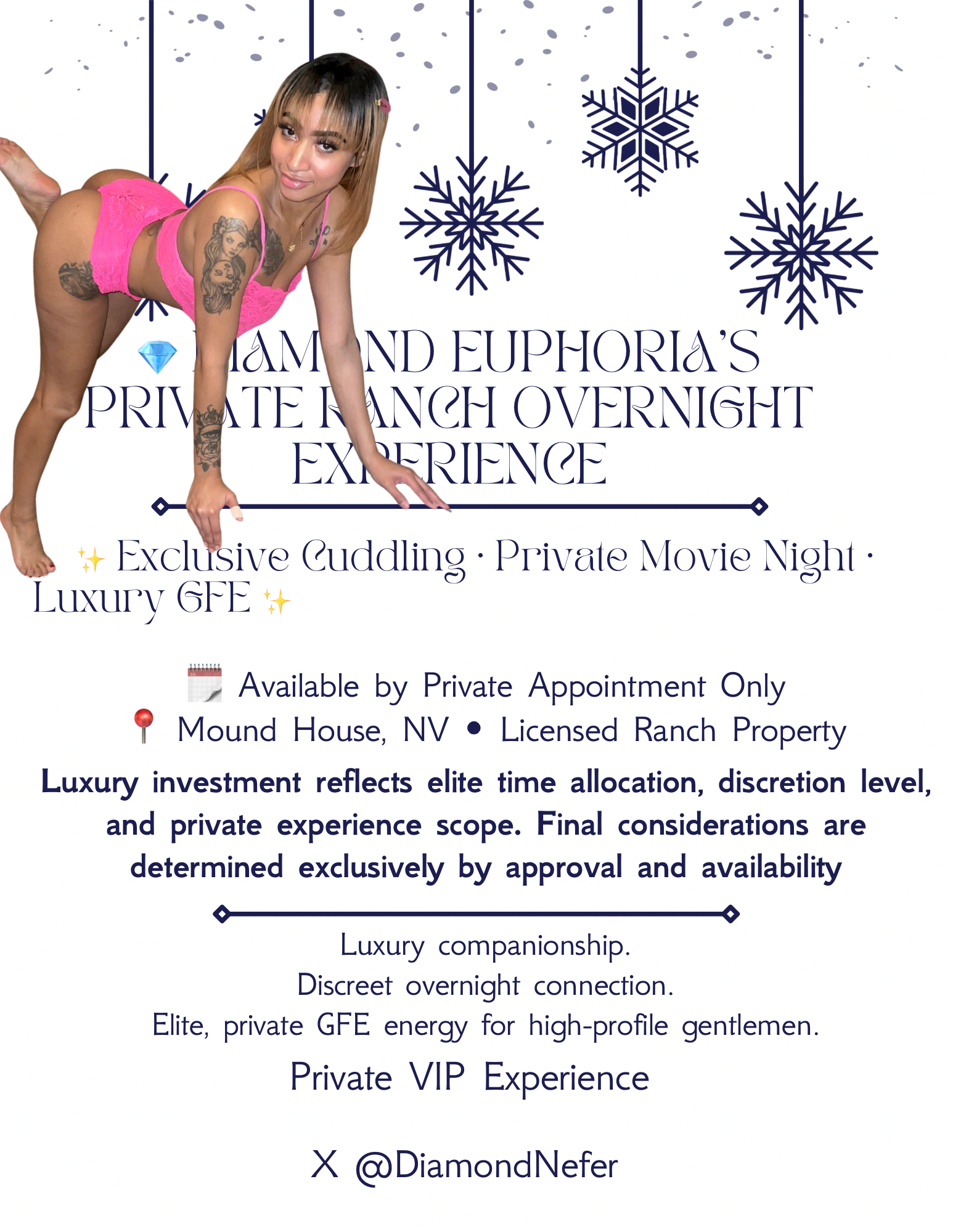 Diamond Euphoria’s Private Ranch Overnight Experience ✨ Exclusive Cuddle