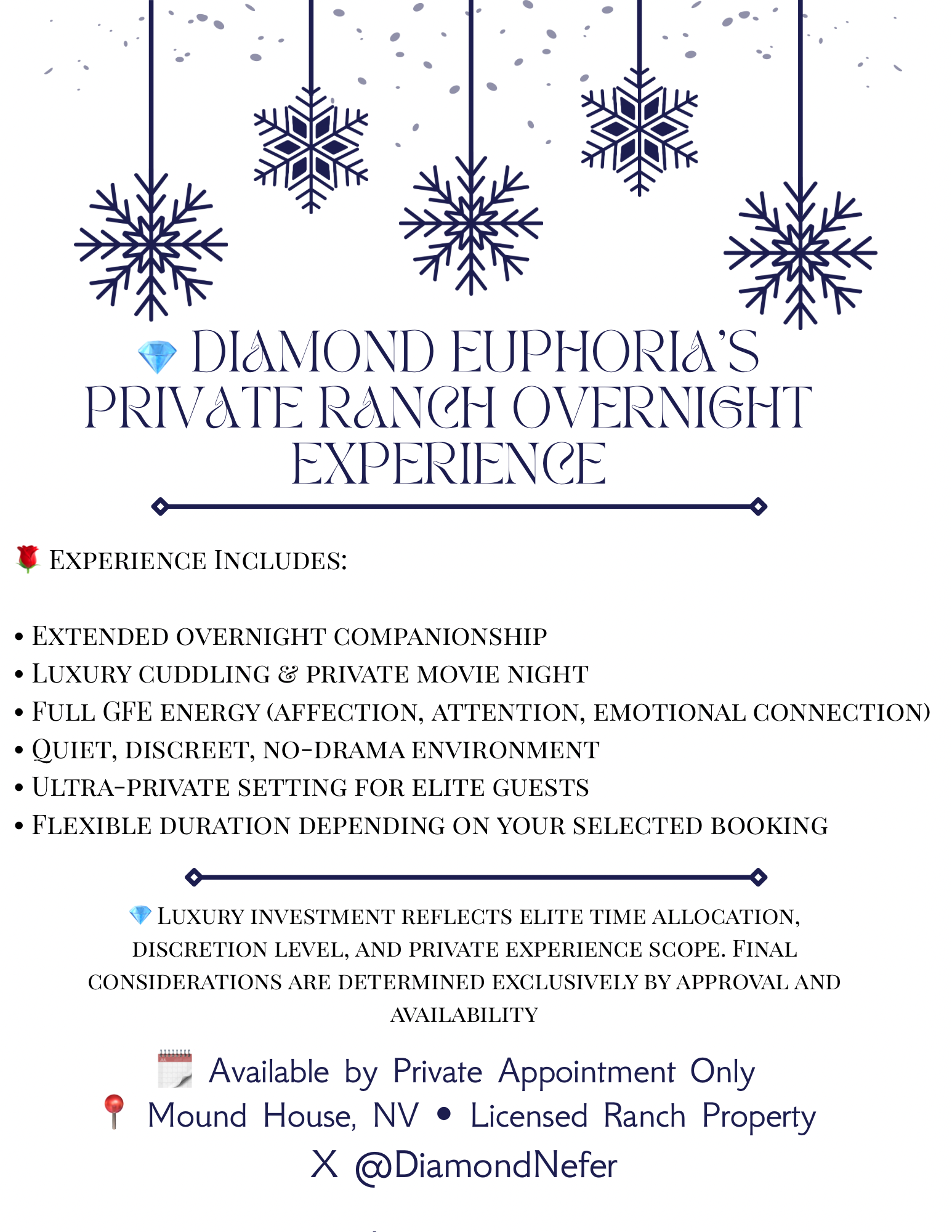Diamond Euphoria’s Private Ranch Overnight Experience ✨ Exclusive Cuddle