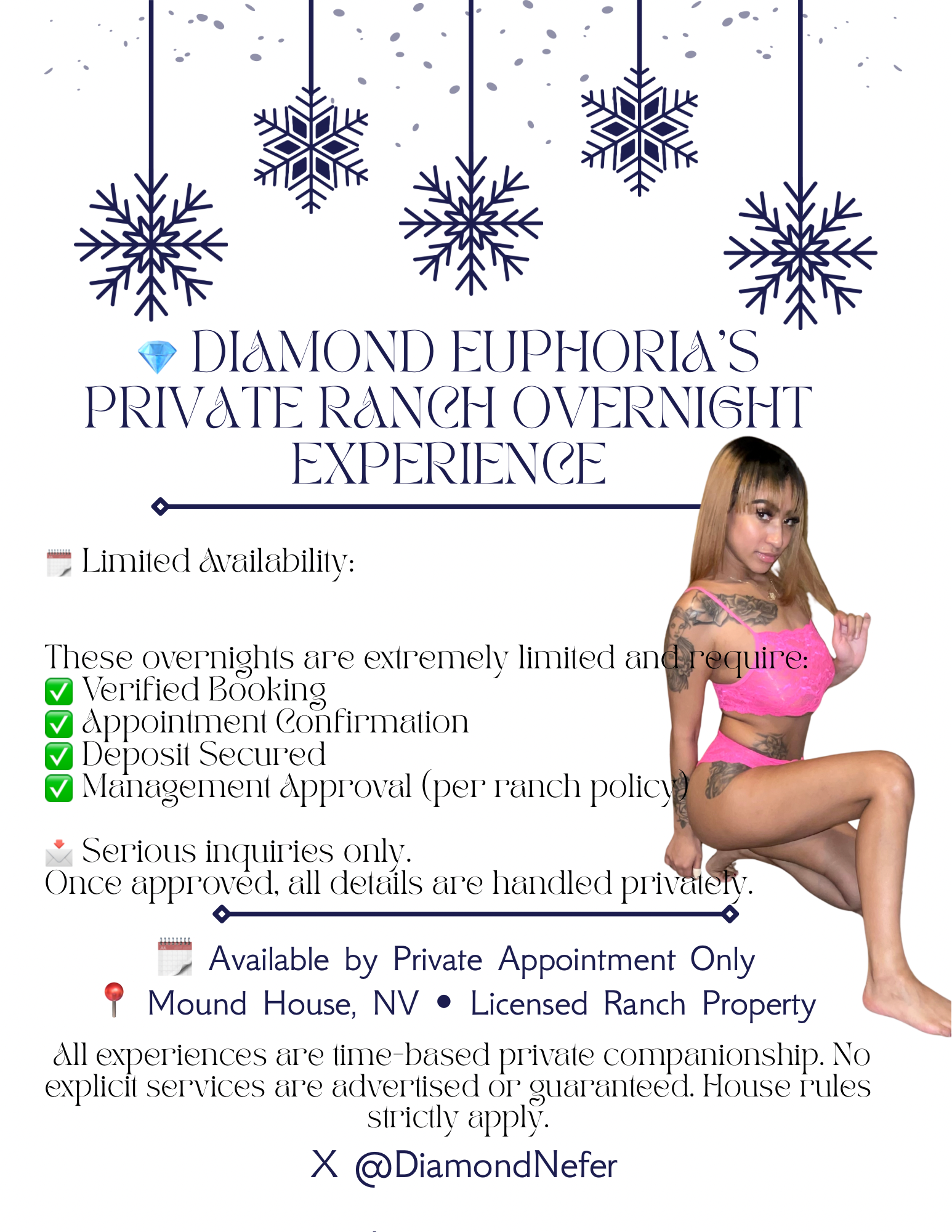 Diamond Euphoria’s Private Ranch Overnight Experience ✨ Exclusive Cuddle