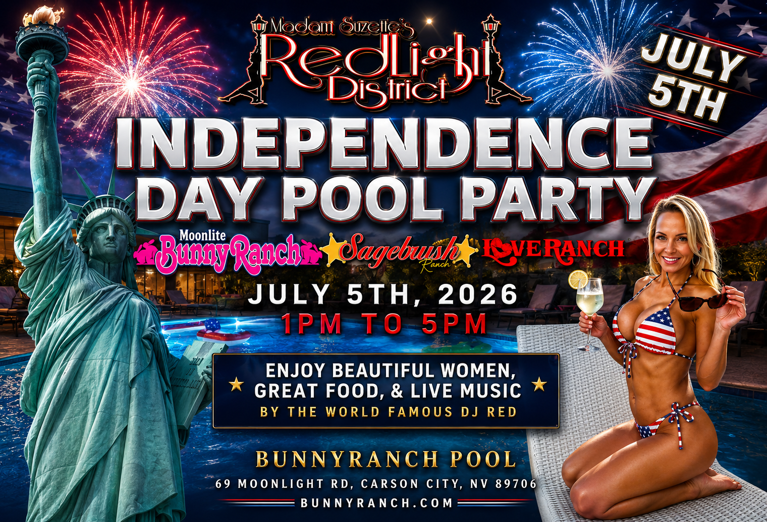 Independence Day Weekend — Poolside